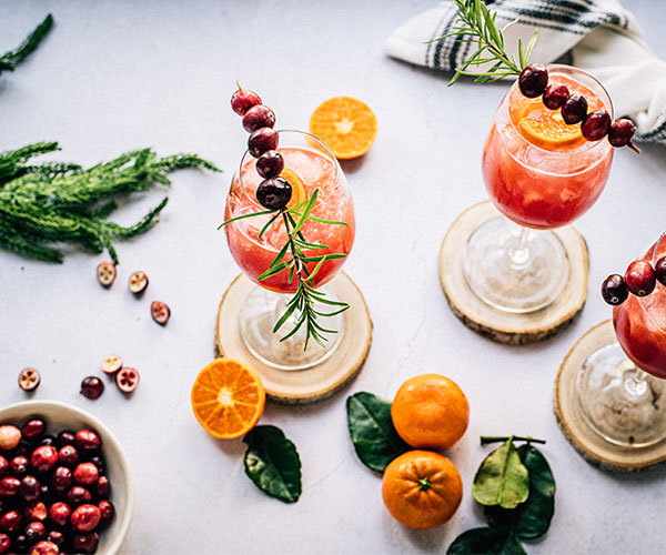 Aperol Spritz au jus de canneberge