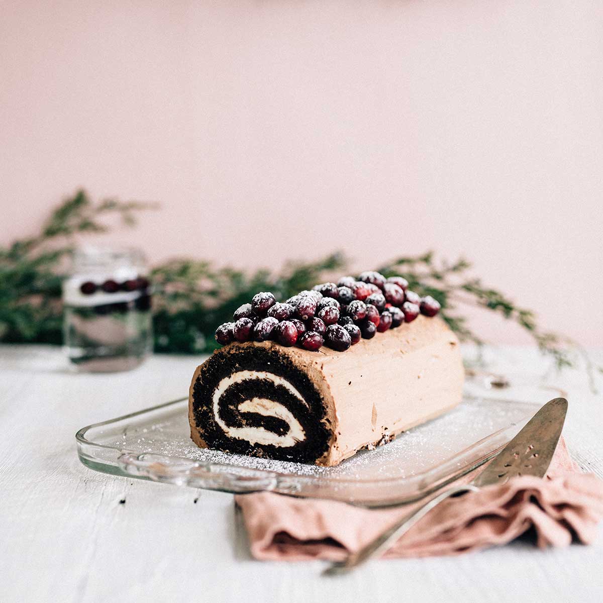 buche-noel-canneberges-givrees-deco-christmas-log-cranberry-frosted-decor-diy